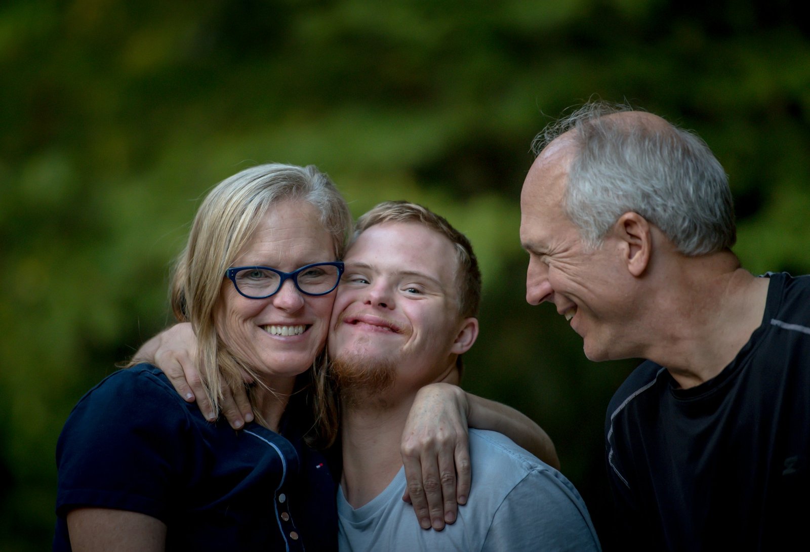 Original family photograph before artistic transformation